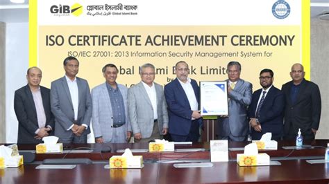 Global Islami Bank Achieves ISO IEC 27001 2013 Certificate