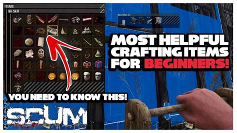 THE TOP 10 CRAFTING ITEMS THAT BEGINNERS SHOULD KNOW BEFORE PLAYING