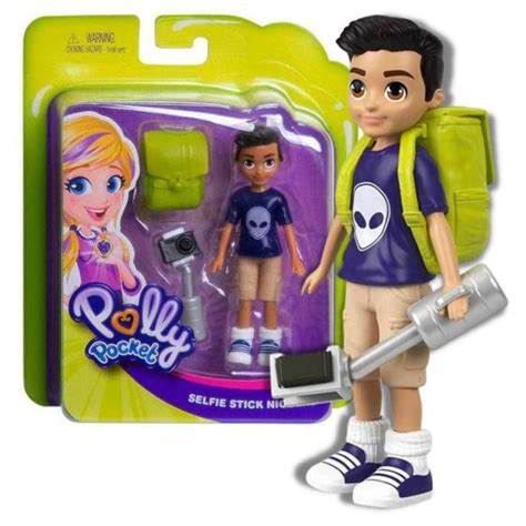 Boneca Polly Pocket e Acessórios Nicolas Pau de Selfie Mattel