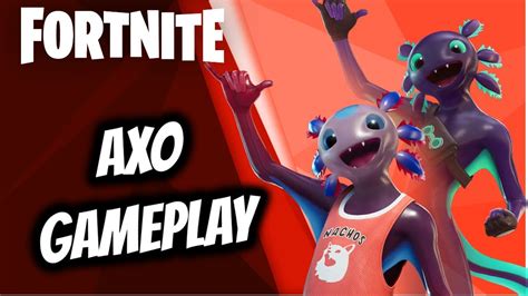 Axo Skin Gameplay In Fortnite Youtube