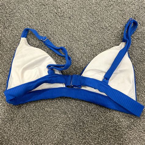 Royal Blue Shade And Shore Bikini Top Adjustable Depop