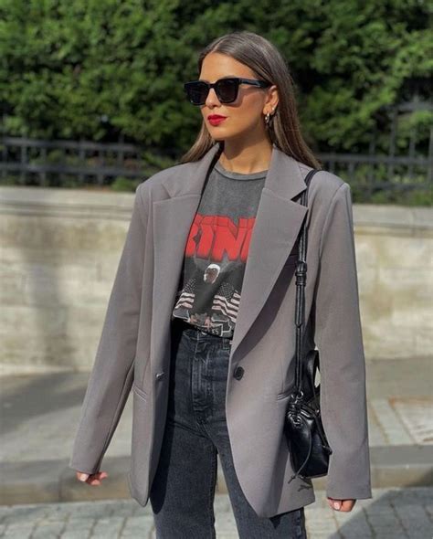 Stylish Grey Blazer Outfits For Spring Styleoholic