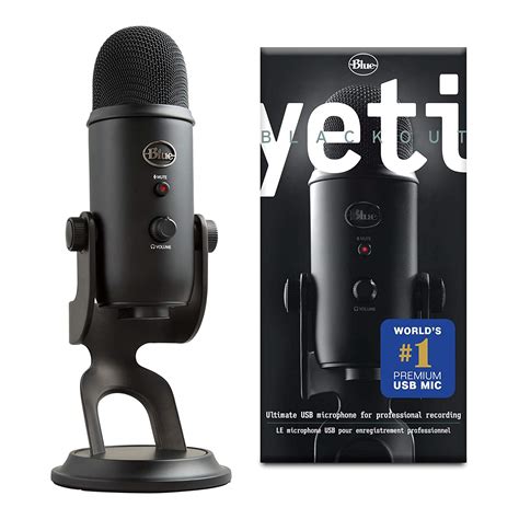 Shoplayzee Blue Yeti Usb Microphone Blackout Edition