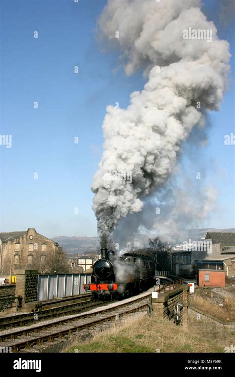 Taff Vale Steam Loco Number Departs Keighley Keighley And Worth