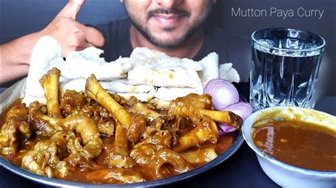 Oily Fatty Mutton Mutton Fat Curry Eating With Roti Oily Mutton