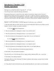 Density Lrr Docx Introductory Chemistry Density Experiment