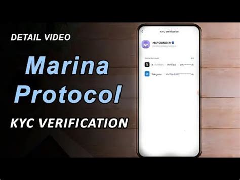 YADDA AKE KYC NA MARINA PROTOCOL VERIFICATION SUCCESSFUL Kyc YouTube