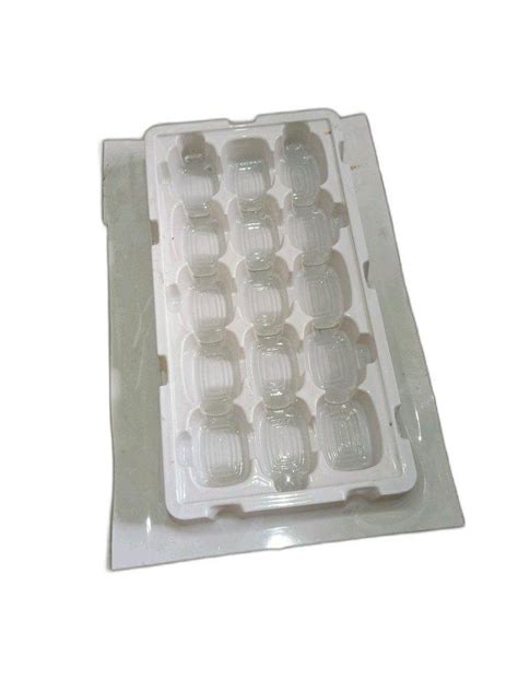 Rectanglular 15Inch White HIPS Packaging Tray Thickness 2mm At Rs 75