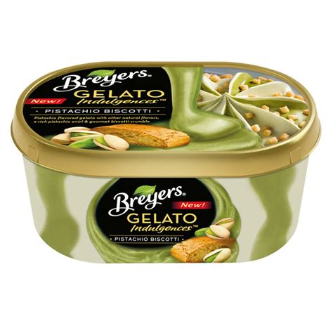 Breyers Gelato Indulgences Pistachio Biscotti 285 Oz Delivery Or Pickup Near Me Instacart