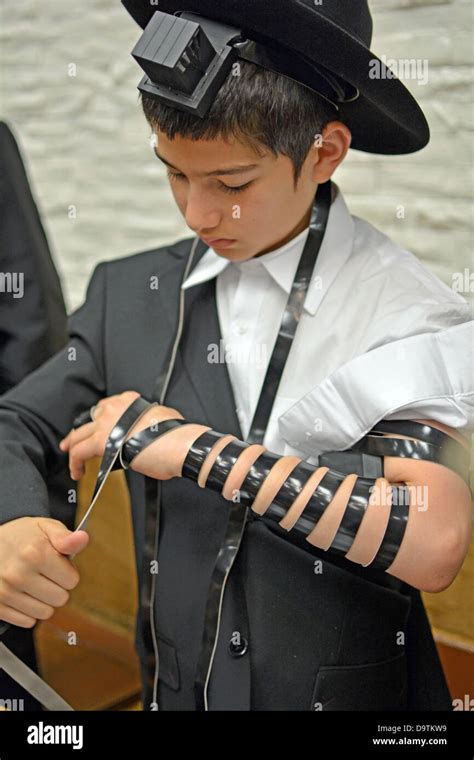 Tefillin hi-res stock photography and images - Alamy