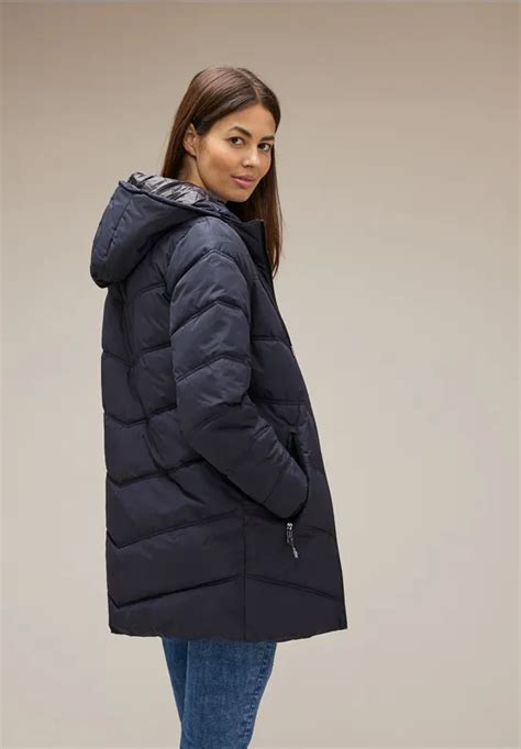 Street One Manteau Matelassé En Téflon Pour Femmes En Bleu Street One