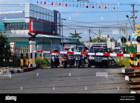 Klaten Indonesia July 3 2021 Commuter Line Train KRL Train