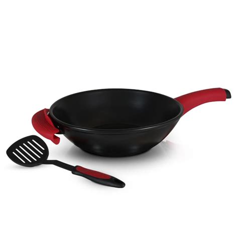 Wok Ceramic (4pc set) Non-toxic cookware - A - Z Products