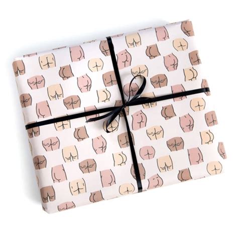 Nude Butts Wrapping Paper Funny Gift Wrap Unique Etsy