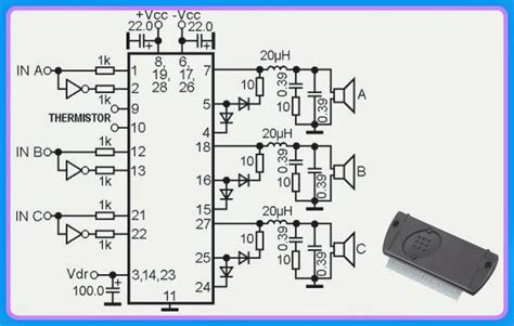 Stk Ic Amplifier Circuit Diagram Stk Amplifier Circuit Diagr