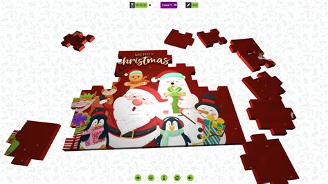 🕹️ Play 3D Jigsaw Christmas Puzzle Game: Free Online Christmas Jigsaw ...