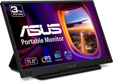 Asus Zenscreen 156” 1080p Portable Monitor Mb166c Full Hd Ips Usb Type C Usb Powered