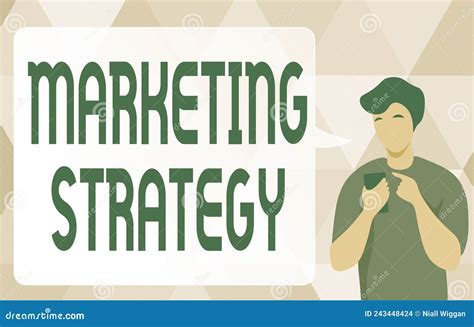 Sign Displaying Marketing Strategy Business Concept Scheme On How To