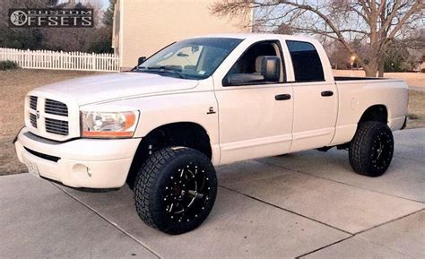 Wheel Offset 2006 Dodge Ram 2500 Super Aggressive 3 5 Leveling Kit Custom Rims Custom Offsets