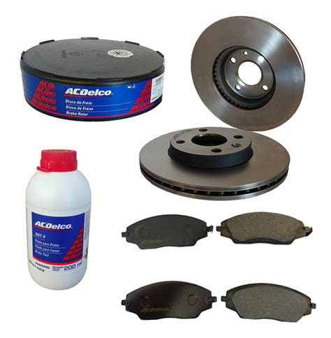 Kit Pastilhas Disco Fluido Freio Spin 2012 A 2018 Acdelco