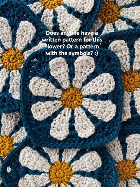 Pattern For This Flower Granny Square R Crochetpatterns