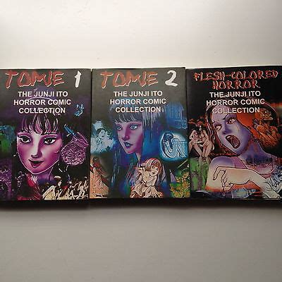 Comicsvalue Tomie Manga Vol 1 2 Flesh Colored Horror Set