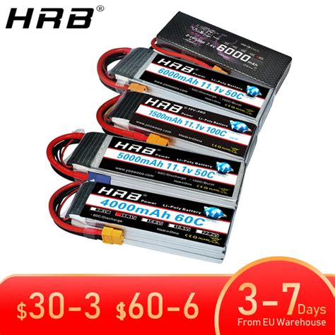 Hrb Lipo Battery 3s 11 1v 2200mah 5000mah 1300mah 1500mah 1800mah