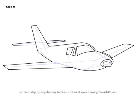 Learn How to Draw Airplane Sketch (Airplanes) Step by Step : Drawing Tutorials