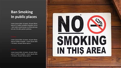 No Smoking Google Slides Templates Lifestyle