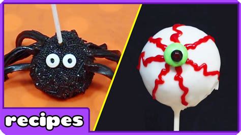 Halloween Cake Pops And Easy Desserts By Hoopla Recipes Youtube