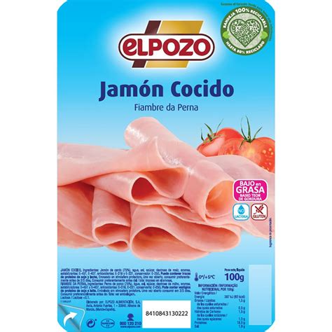 Comprar Jam N Cocido Bajo En Grasa En Lonchas Sin Gluten Sin Lactosa