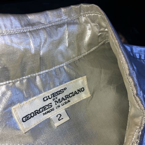 Vintage Guess By Georges Marciano Made In Usa Longsle Gem