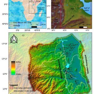 A East African Rift Zone Bordering The Red Sea And The Gulf Of Aden