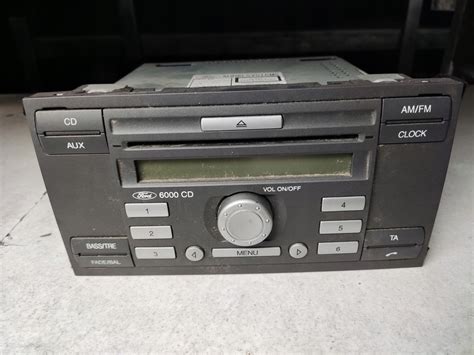 Ford Fiesta Mk6 Radio OE 6000CD 6s61 18c815 Af 11417082767