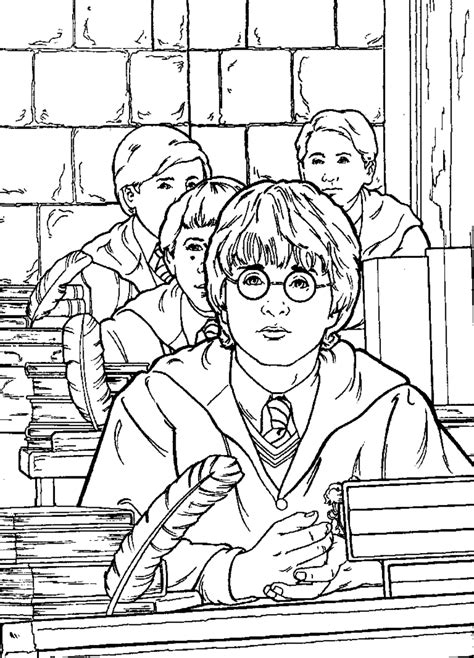 Printable Harry Potter Colouring Pages