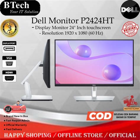 Jual Dell Monitor P Ht Touchscreen Usb C Hub Year Jakarta