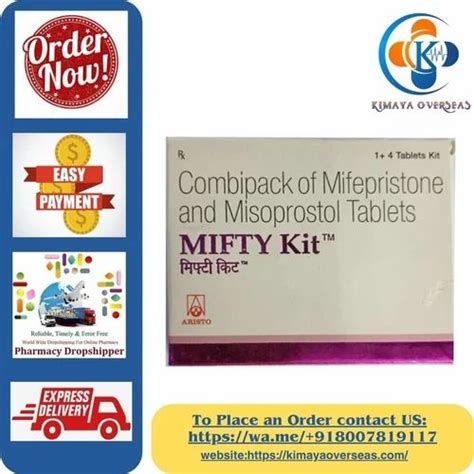 Mifepristone Misoprostol Tablet, Packaging Size: 1+4 Tablets Kit at Rs ...