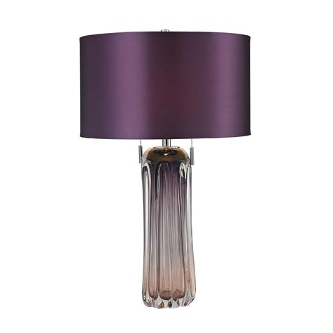 Dimond Ferrara Free Blown Glass Purple Table Lamp