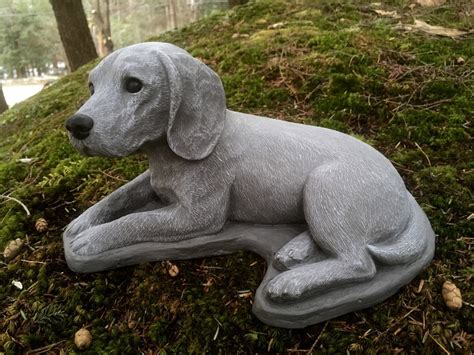 Beagle Statue Concrete Dog Statues Garden Decor Pet - Etsy