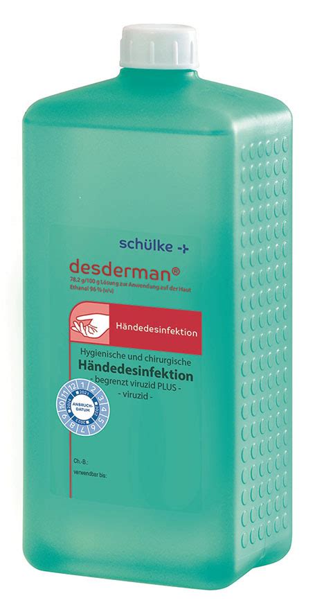 desderman 1000 ml Euroflasche alkoholisches Händedesinfektionsmittel