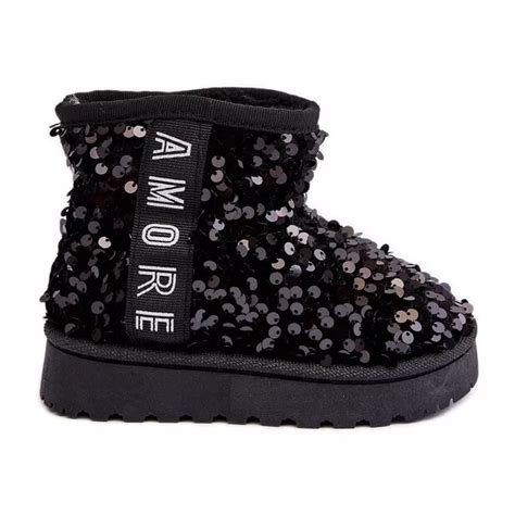 Fr Botas De Nieve Aislantes Para Ni Os Con Lentejuelas Eur