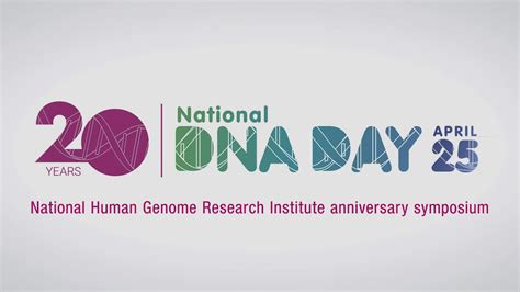 Nhgri National Dna Day Th Anniversary Symposium Welcome And