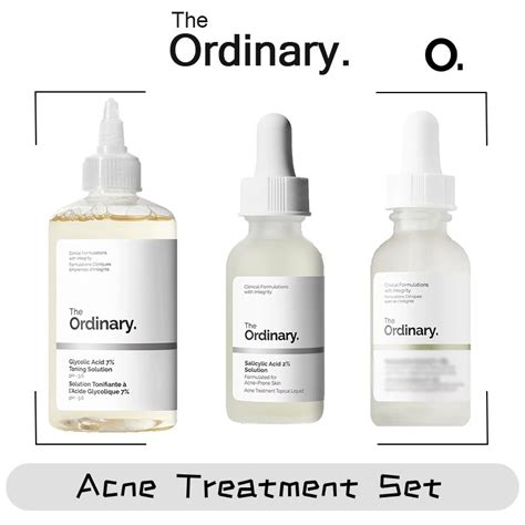 The Ordinary Acne Treatment Set Glycolic Acid Salicylic Acid 2