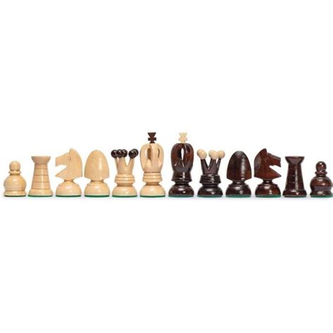 Ensemble d échecs en bois European International King s Classic