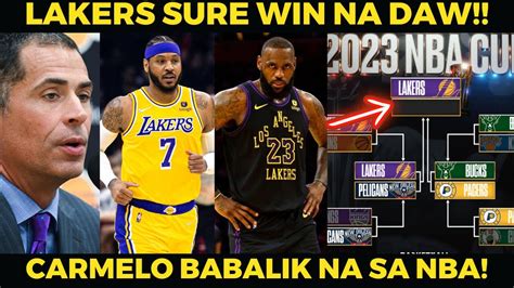 NBA EXPERTS SURE NA ANG LAKERS JUST IN MELO BALIK NBA NA YouTube