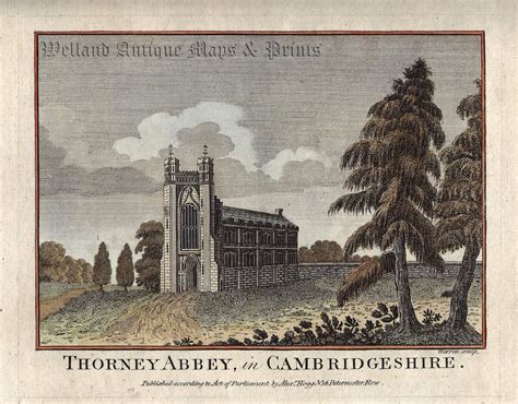 Thorney Abbey In Cambridgeshire By Warren Hogg C1786 Welland