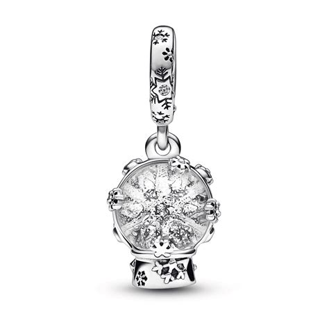 Pandora Snowflake Snowglobe Dangle Charm 792369C01 Francis Gaye