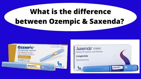 Difference Between Ozempic And Saxenda Ozempic Vs Saxenda Saxenda