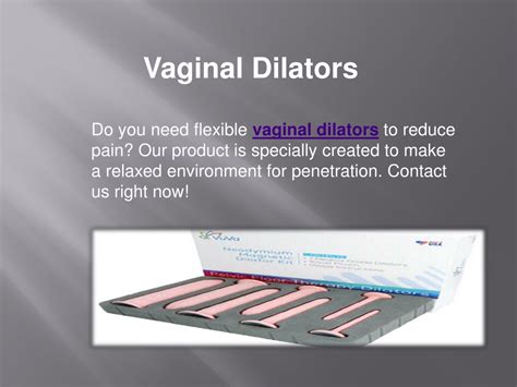 Ppt Vaginal Dilators Powerpoint Presentation Free Download Id 11616824