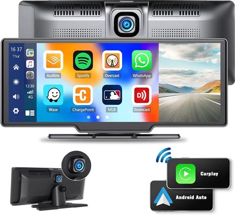 Amazon Camecho Wireless Carplay Screen Portable Car Stereo With